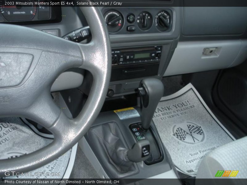 Solano Black Pearl / Gray 2003 Mitsubishi Montero Sport ES 4x4