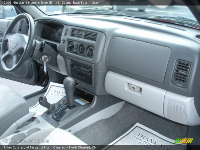 Solano Black Pearl / Gray 2003 Mitsubishi Montero Sport ES 4x4