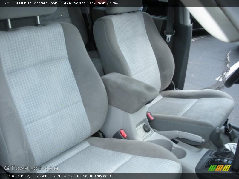 Solano Black Pearl / Gray 2003 Mitsubishi Montero Sport ES 4x4