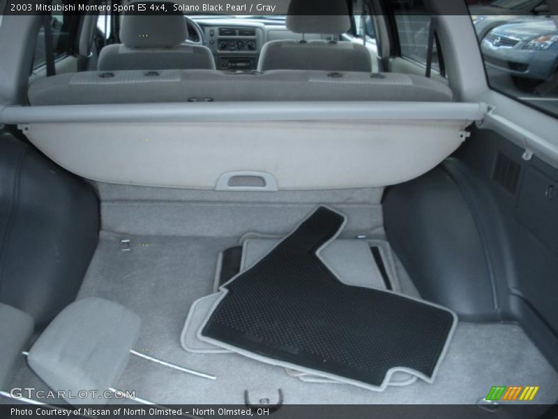 Solano Black Pearl / Gray 2003 Mitsubishi Montero Sport ES 4x4