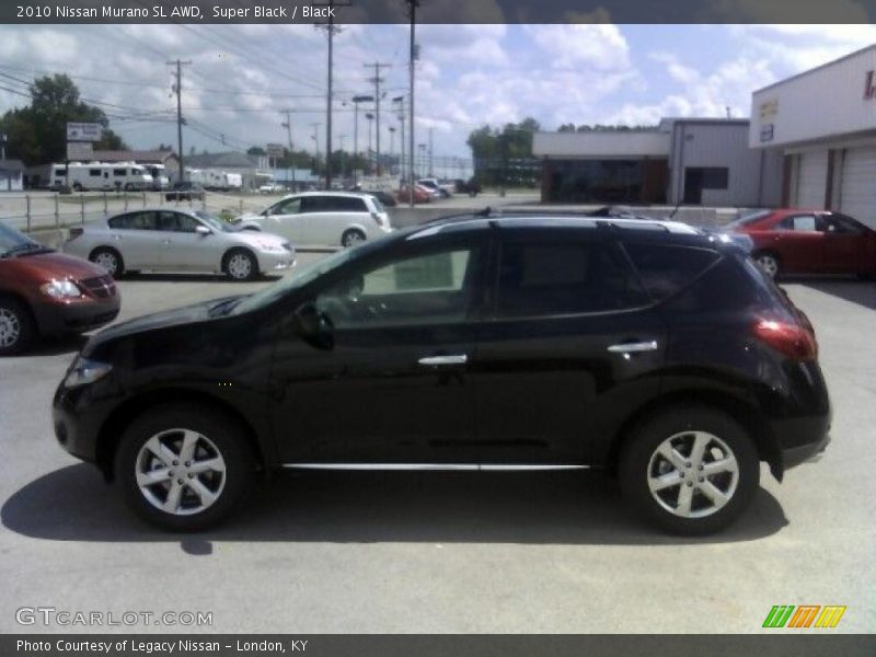 Super Black / Black 2010 Nissan Murano SL AWD