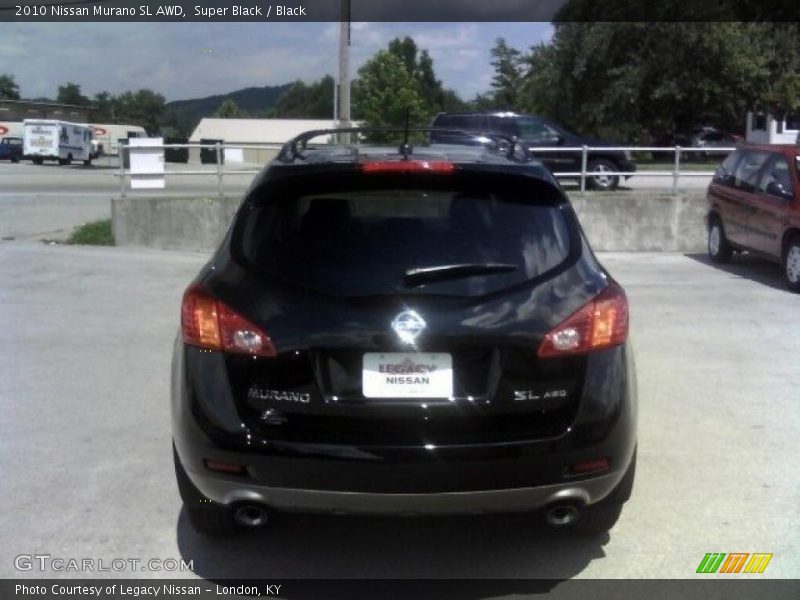 Super Black / Black 2010 Nissan Murano SL AWD