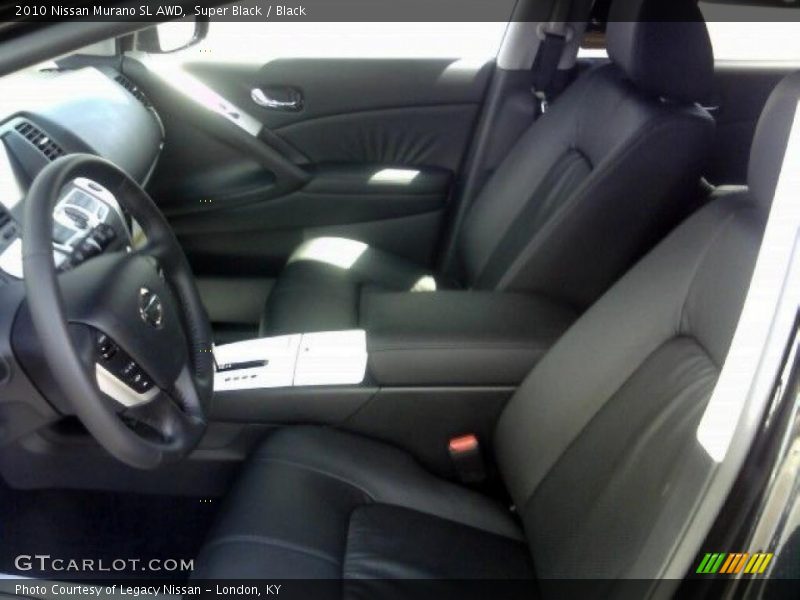 Super Black / Black 2010 Nissan Murano SL AWD