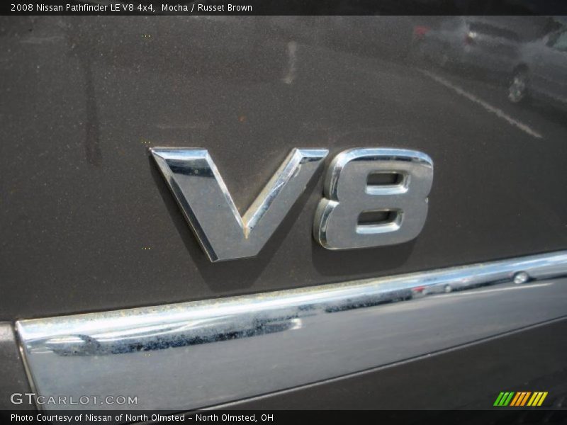 Mocha / Russet Brown 2008 Nissan Pathfinder LE V8 4x4