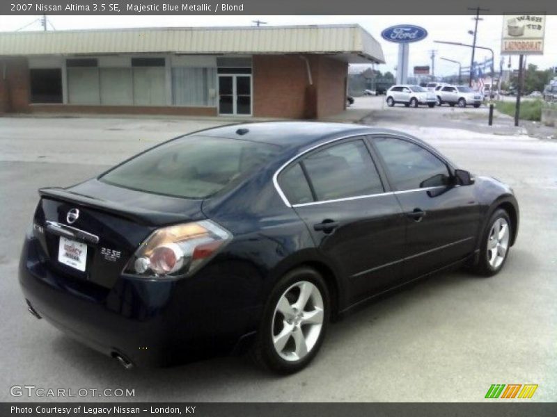 Majestic Blue Metallic / Blond 2007 Nissan Altima 3.5 SE