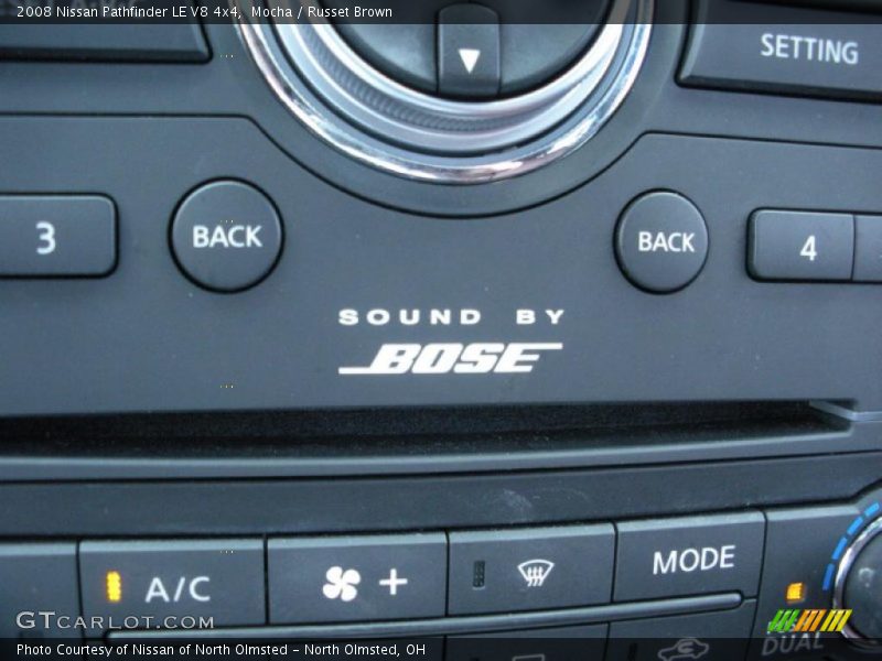 Mocha / Russet Brown 2008 Nissan Pathfinder LE V8 4x4