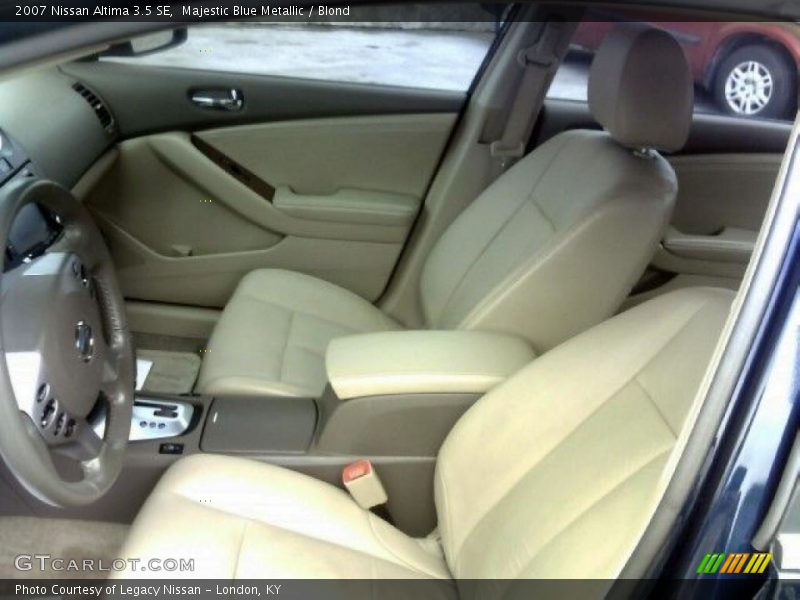 Majestic Blue Metallic / Blond 2007 Nissan Altima 3.5 SE