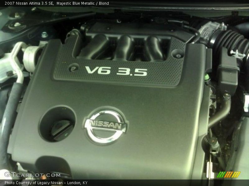 Majestic Blue Metallic / Blond 2007 Nissan Altima 3.5 SE