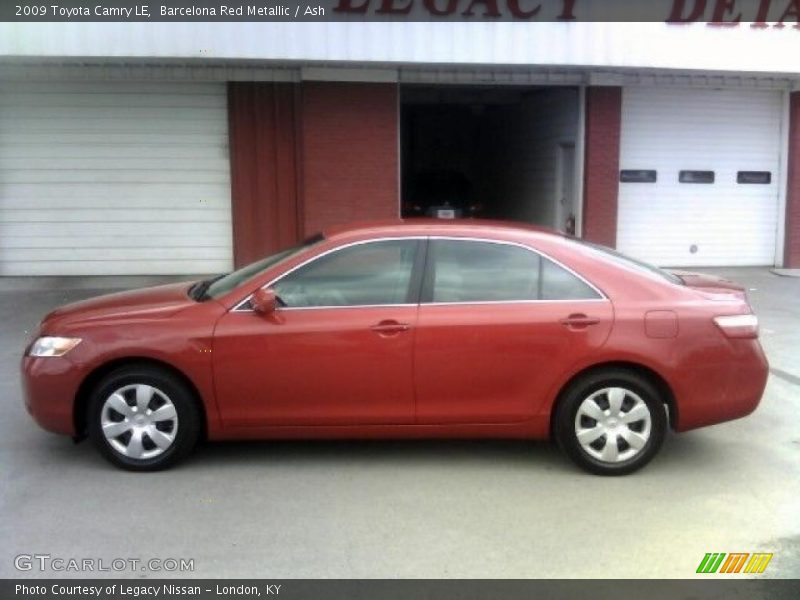 Barcelona Red Metallic / Ash 2009 Toyota Camry LE