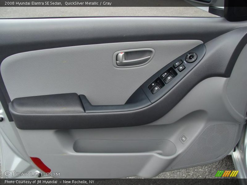 QuickSilver Metallic / Gray 2008 Hyundai Elantra SE Sedan