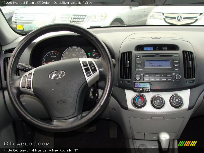 QuickSilver Metallic / Gray 2008 Hyundai Elantra SE Sedan