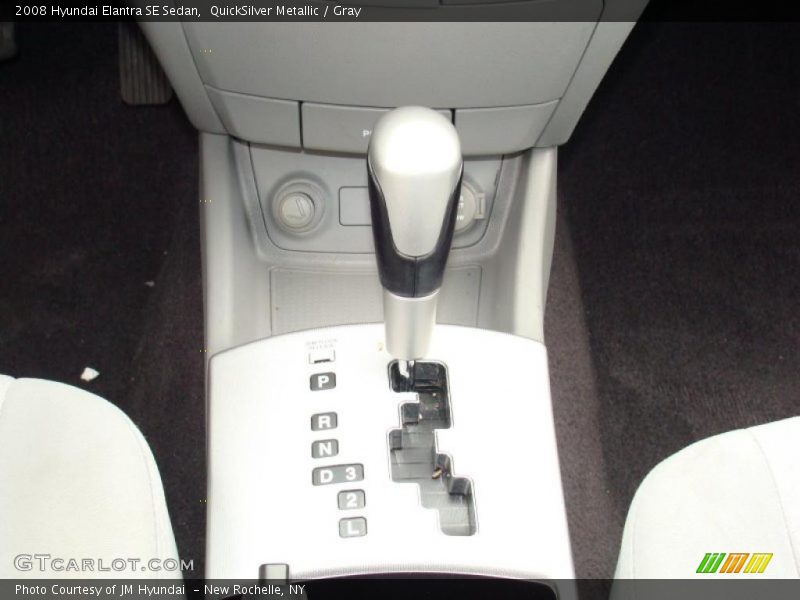 QuickSilver Metallic / Gray 2008 Hyundai Elantra SE Sedan