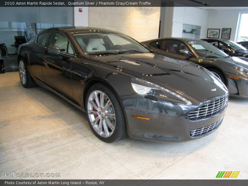 Quantum Silver / Phantom Gray/Cream Truffle 2010 Aston Martin Rapide Sedan