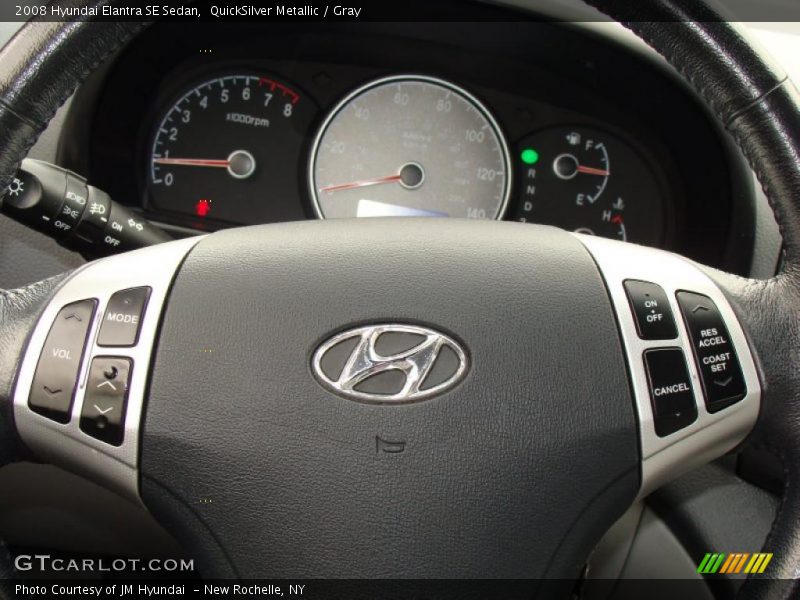 QuickSilver Metallic / Gray 2008 Hyundai Elantra SE Sedan