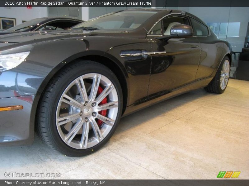 Quantum Silver / Phantom Gray/Cream Truffle 2010 Aston Martin Rapide Sedan