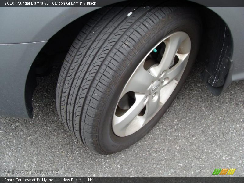 Carbon Gray Mist / Black 2010 Hyundai Elantra SE