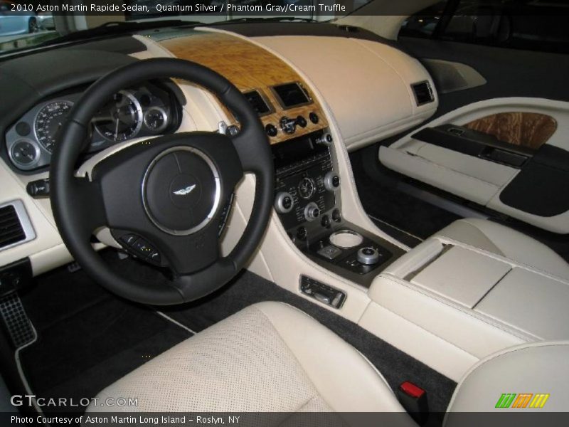 Quantum Silver / Phantom Gray/Cream Truffle 2010 Aston Martin Rapide Sedan