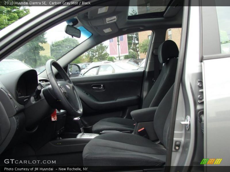 Carbon Gray Mist / Black 2010 Hyundai Elantra SE