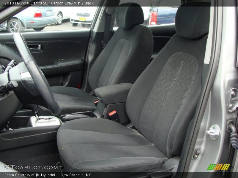 Carbon Gray Mist / Black 2010 Hyundai Elantra SE