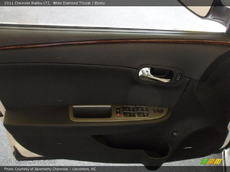 White Diamond Tricoat / Ebony 2011 Chevrolet Malibu LTZ