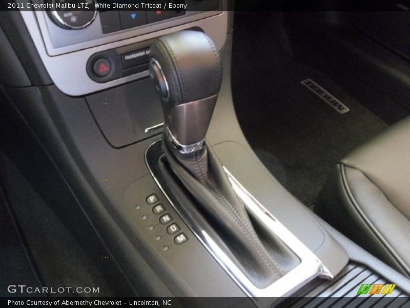 White Diamond Tricoat / Ebony 2011 Chevrolet Malibu LTZ