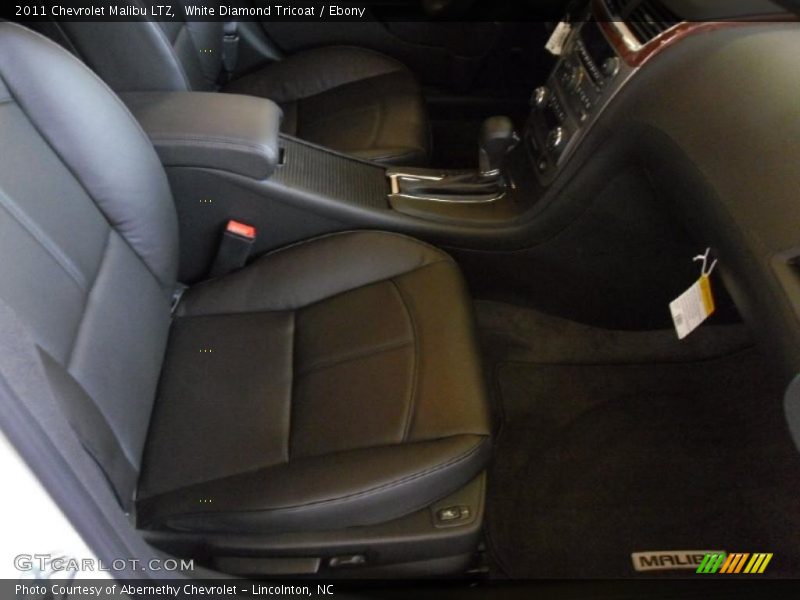 White Diamond Tricoat / Ebony 2011 Chevrolet Malibu LTZ