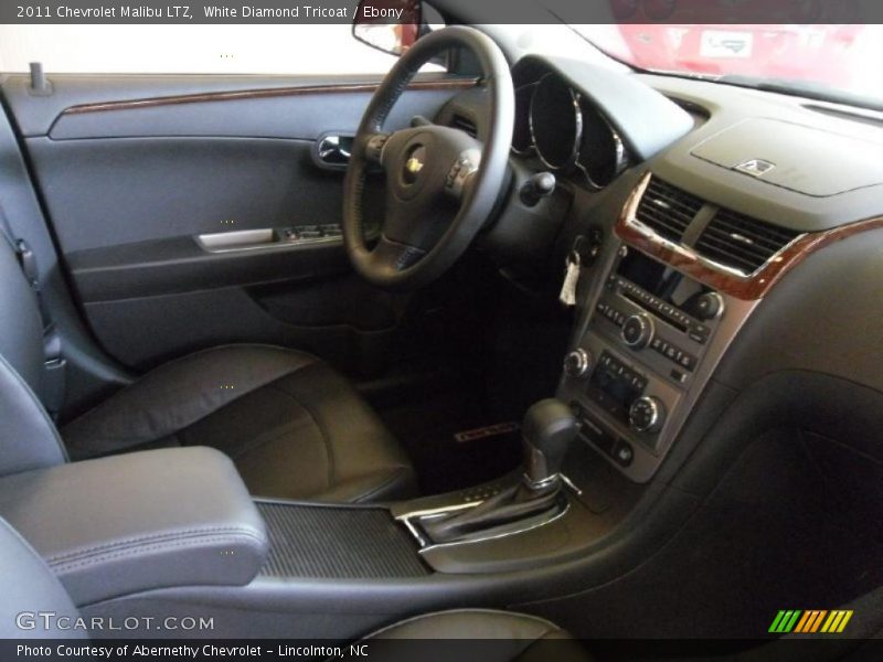 White Diamond Tricoat / Ebony 2011 Chevrolet Malibu LTZ