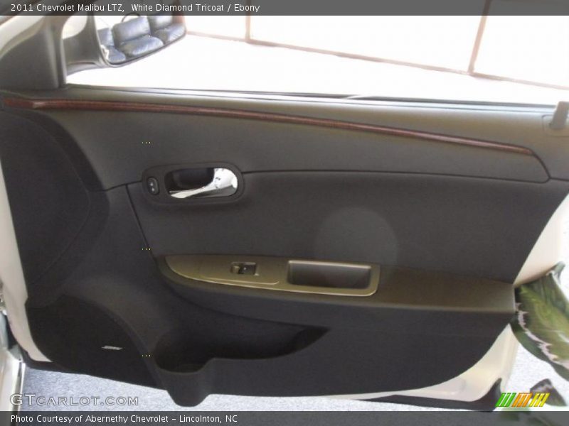 White Diamond Tricoat / Ebony 2011 Chevrolet Malibu LTZ