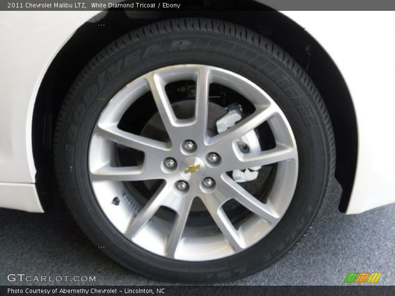 White Diamond Tricoat / Ebony 2011 Chevrolet Malibu LTZ