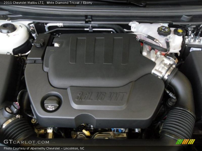 White Diamond Tricoat / Ebony 2011 Chevrolet Malibu LTZ
