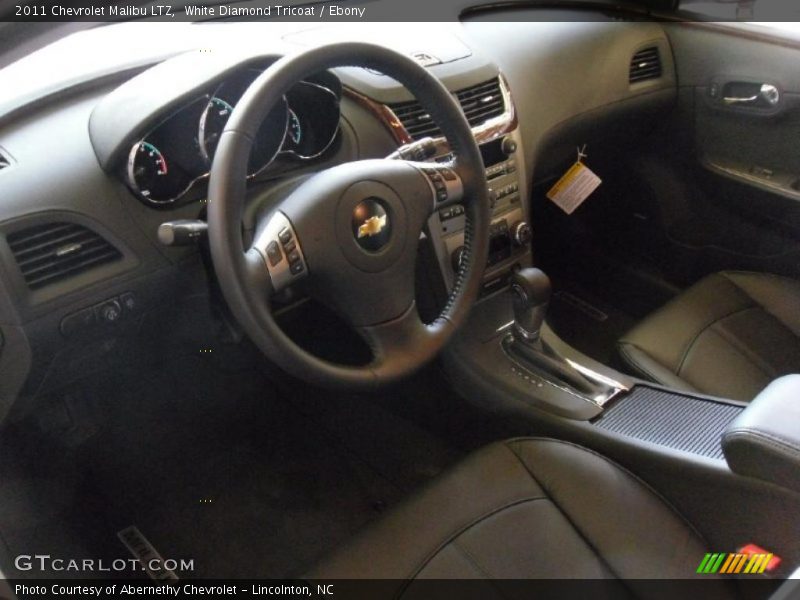 White Diamond Tricoat / Ebony 2011 Chevrolet Malibu LTZ