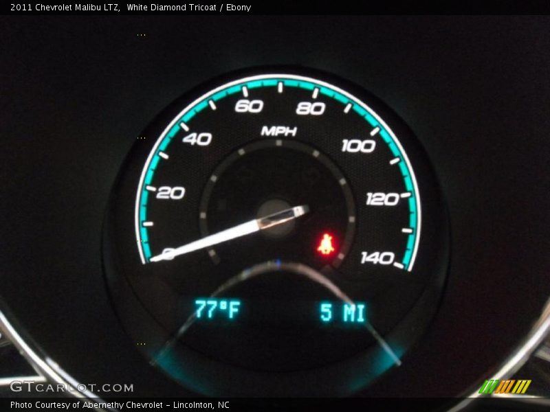 White Diamond Tricoat / Ebony 2011 Chevrolet Malibu LTZ