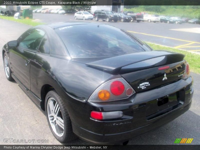 Kalapana Black / Midnight 2003 Mitsubishi Eclipse GTS Coupe