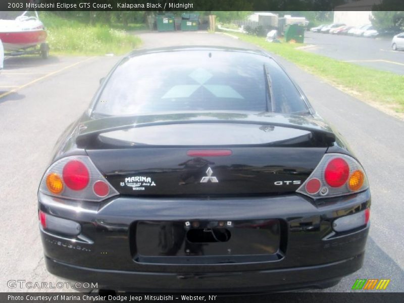 Kalapana Black / Midnight 2003 Mitsubishi Eclipse GTS Coupe