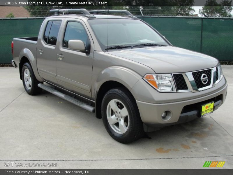Granite Metallic / Desert 2006 Nissan Frontier LE Crew Cab