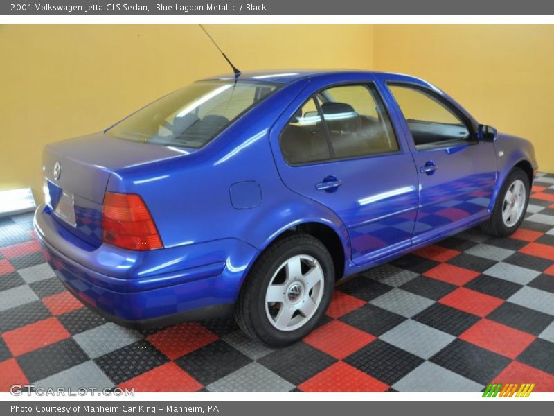 Blue Lagoon Metallic / Black 2001 Volkswagen Jetta GLS Sedan