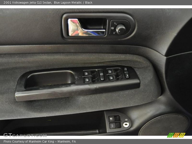Blue Lagoon Metallic / Black 2001 Volkswagen Jetta GLS Sedan