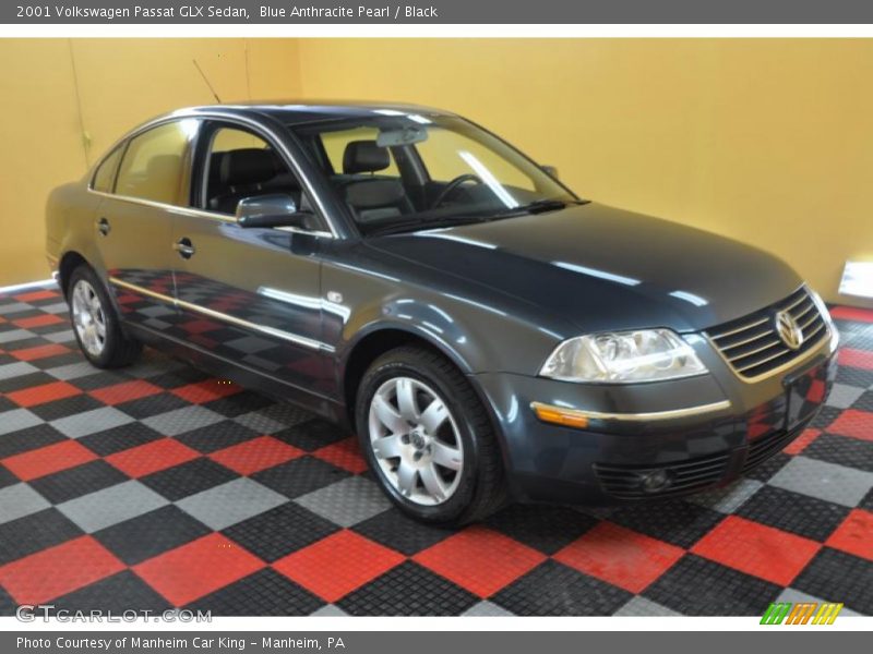 Blue Anthracite Pearl / Black 2001 Volkswagen Passat GLX Sedan