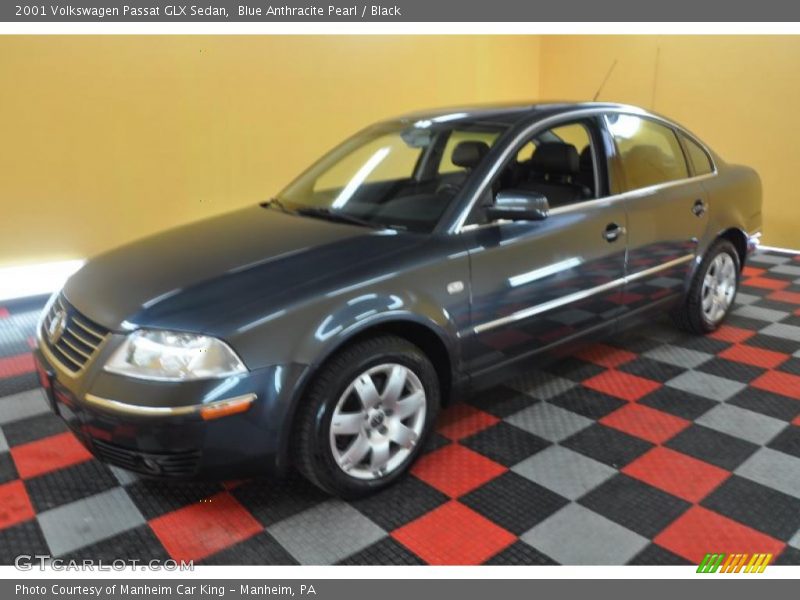 Blue Anthracite Pearl / Black 2001 Volkswagen Passat GLX Sedan