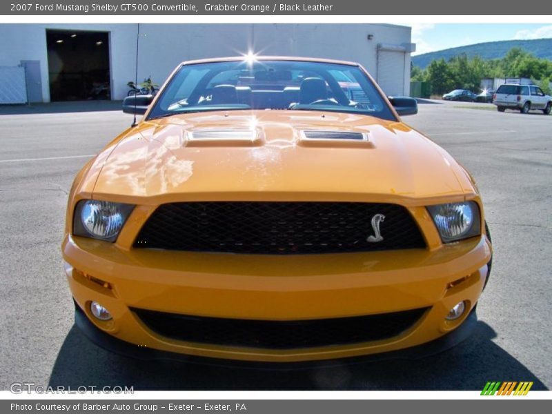 Grabber Orange / Black Leather 2007 Ford Mustang Shelby GT500 Convertible