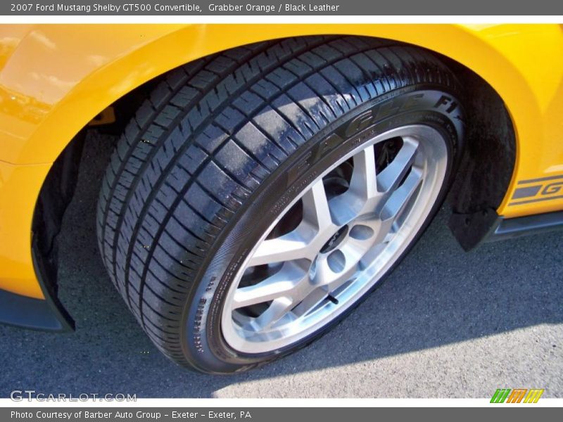 Grabber Orange / Black Leather 2007 Ford Mustang Shelby GT500 Convertible