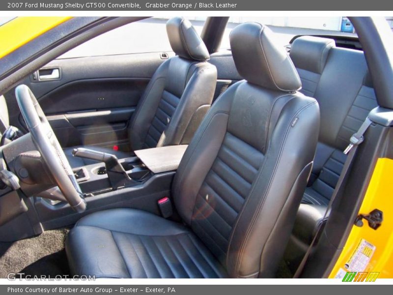 Grabber Orange / Black Leather 2007 Ford Mustang Shelby GT500 Convertible