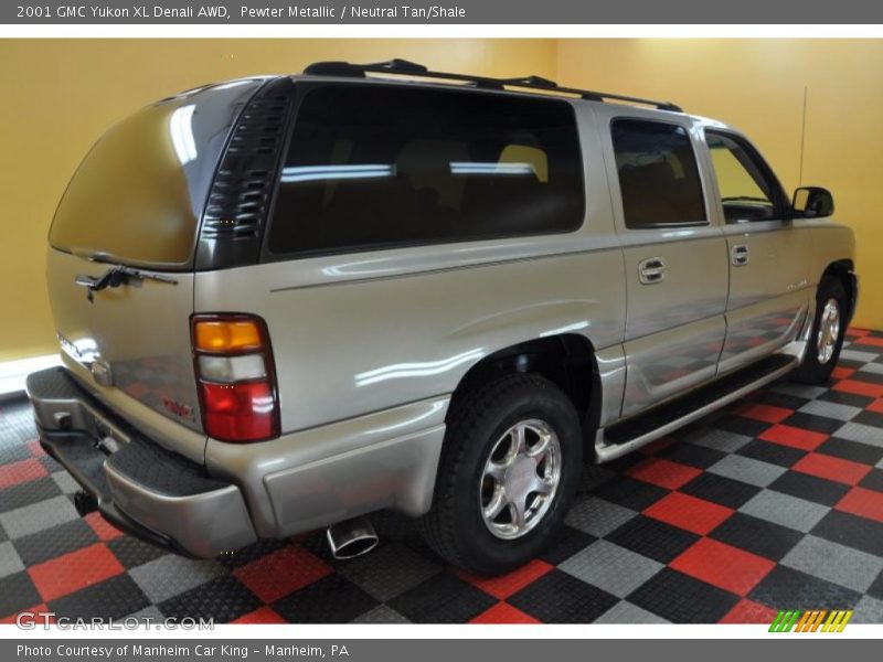 Pewter Metallic / Neutral Tan/Shale 2001 GMC Yukon XL Denali AWD