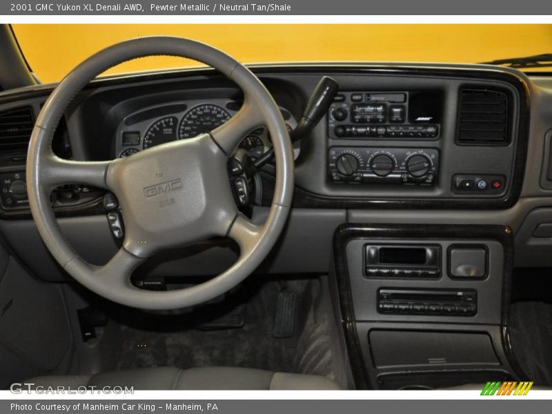 Pewter Metallic / Neutral Tan/Shale 2001 GMC Yukon XL Denali AWD