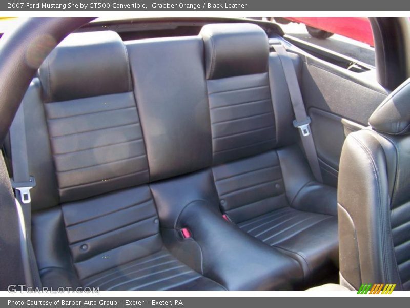 Grabber Orange / Black Leather 2007 Ford Mustang Shelby GT500 Convertible