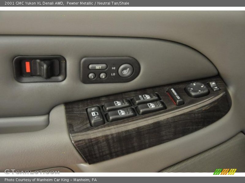 Pewter Metallic / Neutral Tan/Shale 2001 GMC Yukon XL Denali AWD