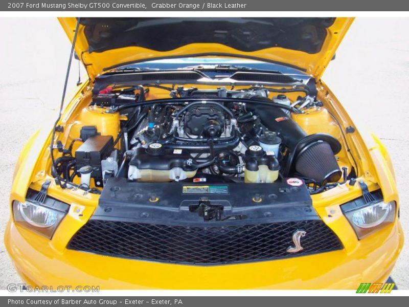 Grabber Orange / Black Leather 2007 Ford Mustang Shelby GT500 Convertible
