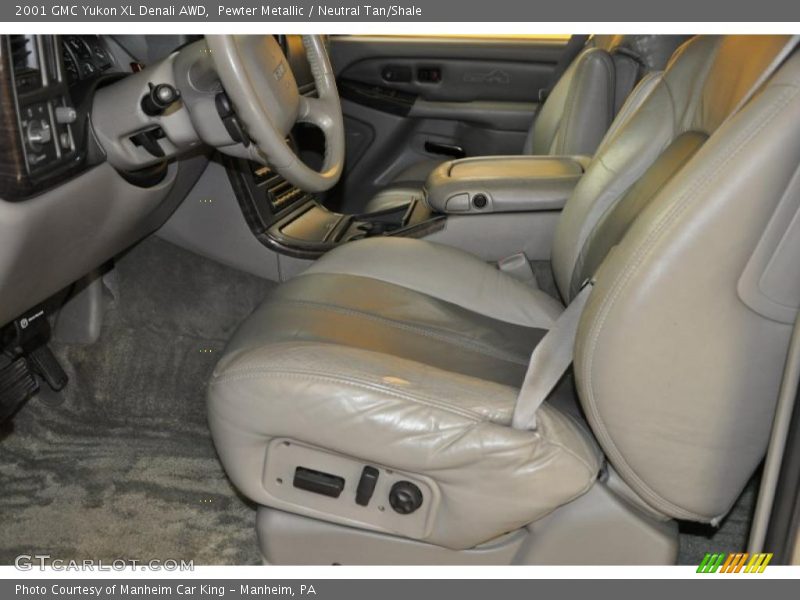 Pewter Metallic / Neutral Tan/Shale 2001 GMC Yukon XL Denali AWD