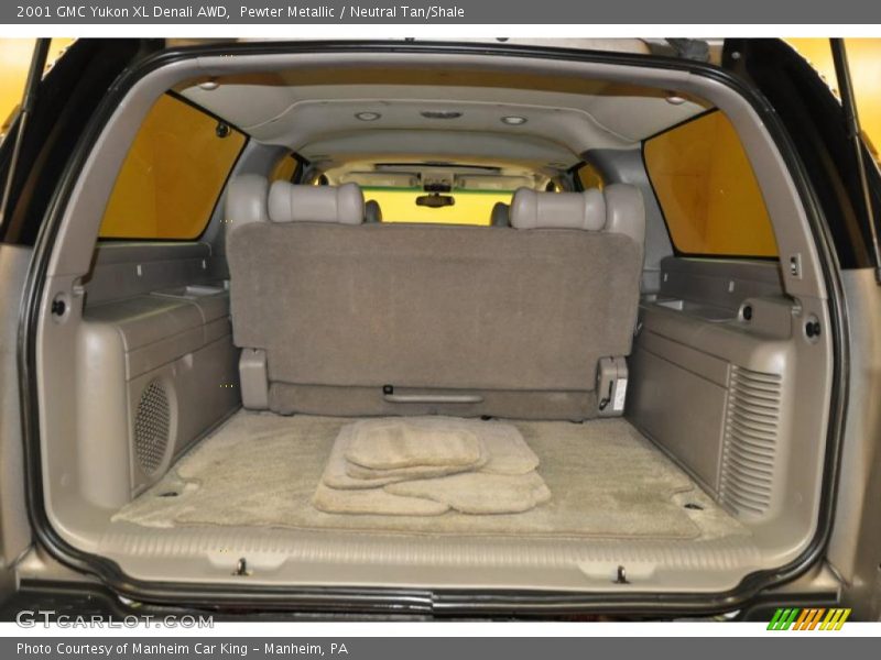 Pewter Metallic / Neutral Tan/Shale 2001 GMC Yukon XL Denali AWD