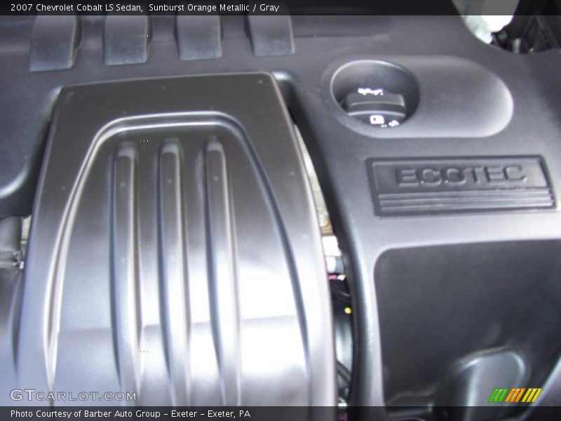 Sunburst Orange Metallic / Gray 2007 Chevrolet Cobalt LS Sedan